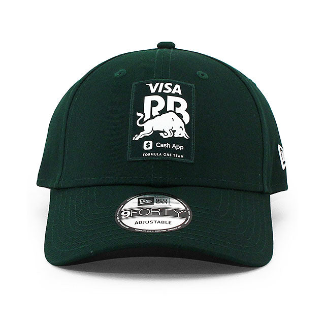 ニューエラ キャップ 9FORTY ビザ キャッシュアップ RB フォーミュラワン チーム STRAPBACK CAP GREEN