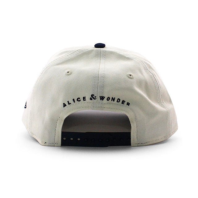 ニューエラ キャップ 9FORTY アリス & ワンダー シカゴ カブス MLB A-FRAME SNAPBACK CAP CREAM