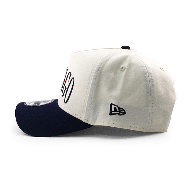 ニューエラ キャップ 9FORTY アリス & ワンダー シカゴ カブス MLB A-FRAME SNAPBACK CAP CREAM