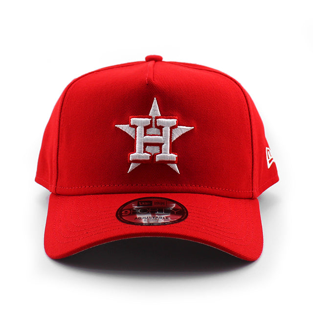 ニューエラ キャップ 9FORTY スナップバック ヒューストン アストロズ MLB A-FRAME SNAPBACK CAP RED