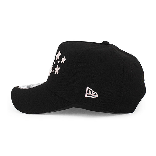 ニューエラ キャップ 9FORTY ニューヨーク ヤンキース MLB 2000 WORLD SERIES SAKURA PINK BOTTOM A-FRAME SNAPBACK CAP BLACK