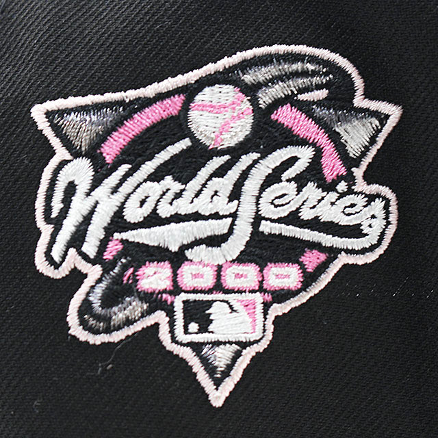 ニューエラ キャップ 9FORTY ニューヨーク ヤンキース MLB 2000 WORLD SERIES SAKURA PINK BOTTOM A-FRAME SNAPBACK CAP BLACK