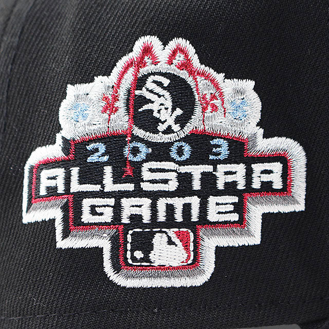 ニューエラ キャップ 9FORTY シカゴ ホワイトソックス MLB 2003 ALL STAR GAME GREY BOTTOM A-FRAME SNAPBACK CAP BLACK