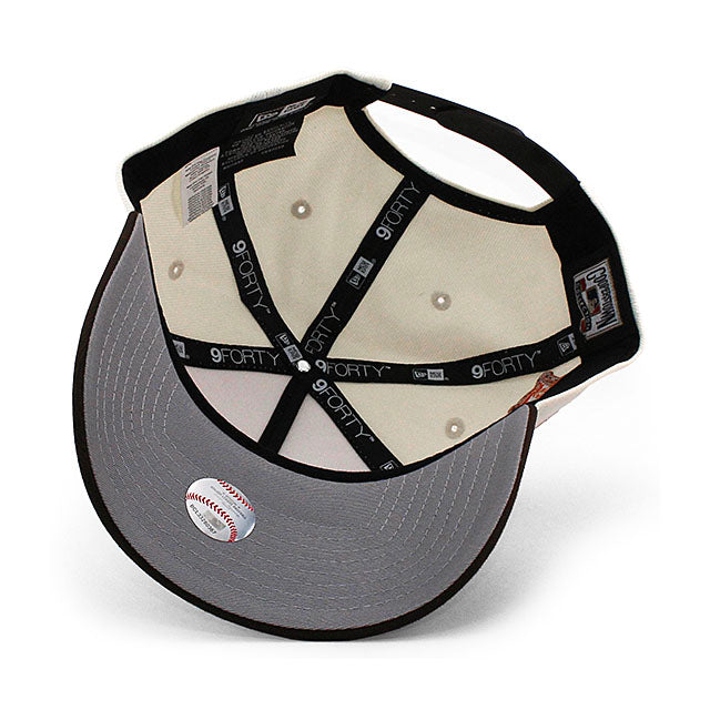 ニューエラ キャップ 9FORTY デトロイト タイガース MLB 2005 ALL STAR GAME GREY BOTTOM A-FRAME SNAPBACK CAP CREAM