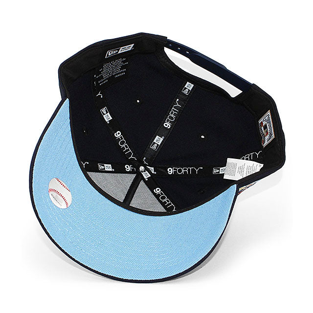 ニューエラ キャップ 9FORTY トロント ブルージェイズ MLB 10TH BLUE BOTTOM A-FRAME SNAPBACK CAP NAVY