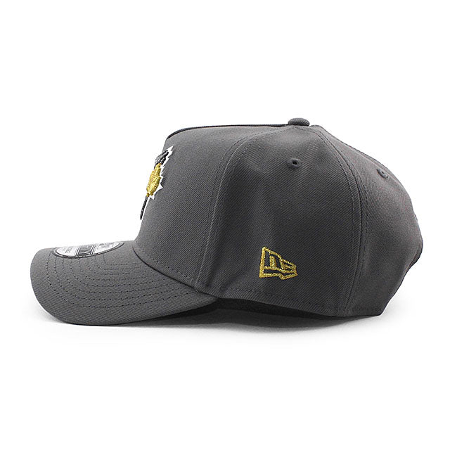 ニューエラ キャップ 9FORTY トロント ブルージェイズ MLB 10TH GREY BOTTOM A-FRAME SNAPBACK CAP GRAY