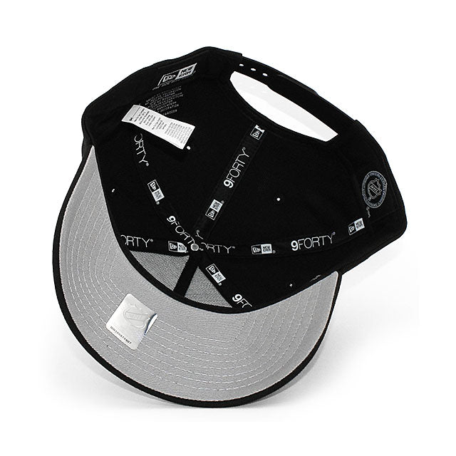 ニューエラ キャップ 9FORTY ロサンゼルス キングス NHL 2012 STANLEY CUP CHAMPIONS GREY BOTTOM A-FRAME SNAPBACK CAP BLACK