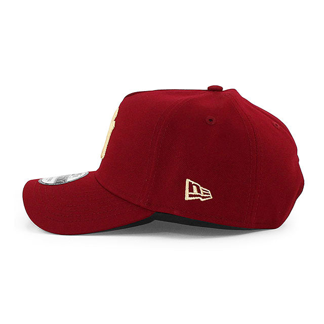 ニューエラ キャップ 9FORTY ニューヨーク ヤンキース MLB 1949 WORLD SERIES GREY BOTTOM A-FRAME SNAPBACK CAP CARDINAL