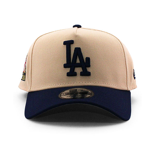 ニューエラ キャップ 9FORTY ロサンゼルス ドジャース MLB 1959 WORLD SERIES GREY BOTTOM A-FRAME SNAPBACK CAP MANGO