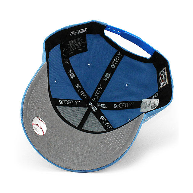 ニューエラ キャップ 9FORTY ロサンゼルス ドジャース MLB UPSIDEDOWN 1980 ALL STAR GREY BOTTOM A-FRAME SNAPBACK CAP SKY BLUE