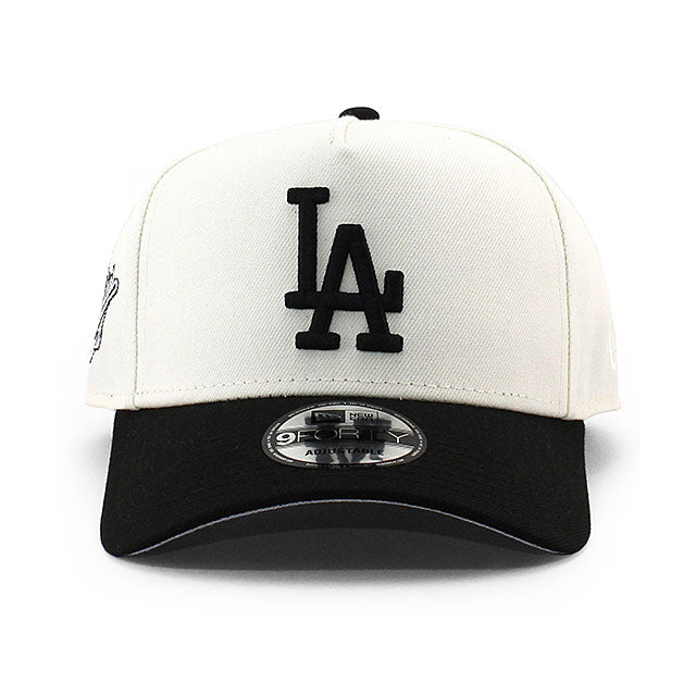 ニューエラ キャップ 9FORTY ロサンゼルス ドジャース MLB 1988 WORLD SERIES GREY BOTTOM A-FRAME SNAPBACK CAP C WHITE