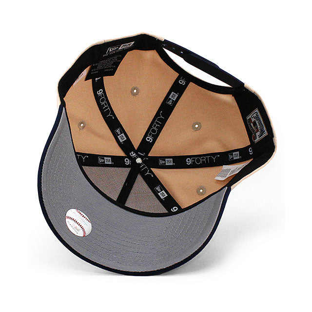 ニューエラ キャップ 9FORTY サンフランシスコ ジャイアンツ MLB 1989 WORLD SERIES GREY BOTTOM A-FRAME SNAPBACK CAP PEACH