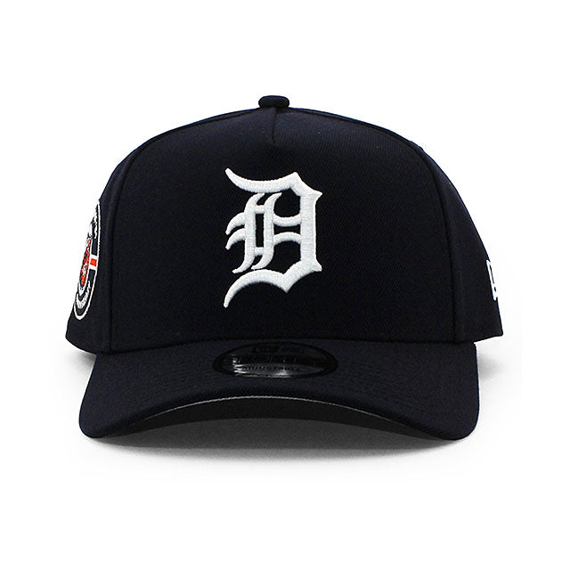 ニューエラ キャップ 9FORTY デトロイト タイガース MLB 1984 WORLD SERIES CHAMPIONS 40TH GREY BOTTOM A-FRAME SNAPBACK CAP NAVY