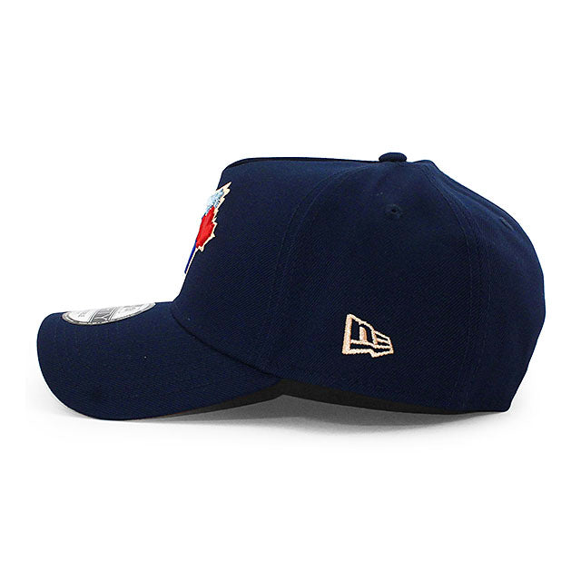 ニューエラ キャップ 9FORTY トロント ブルージェイズ MLB 1991 ALL STAR GAME PEACH BOTTOM A-FRAME SNAPBACK CAP NAVY