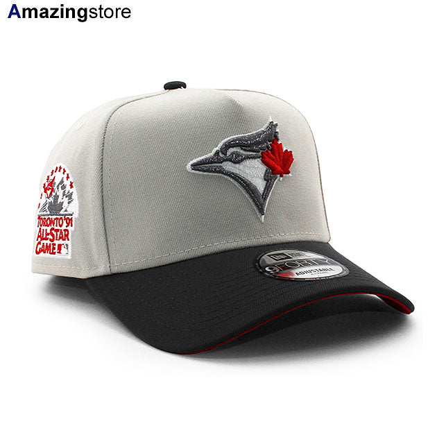 ニューエラ キャップ 9FORTY トロント ブルージェイズ MLB 1991 ALL STAR GAME RED BOTTOM A-FRAME SNAPBACK CAP STONE