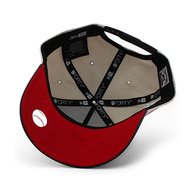 ニューエラ キャップ 9FORTY トロント ブルージェイズ MLB 1991 ALL STAR GAME RED BOTTOM A-FRAME SNAPBACK CAP STONE