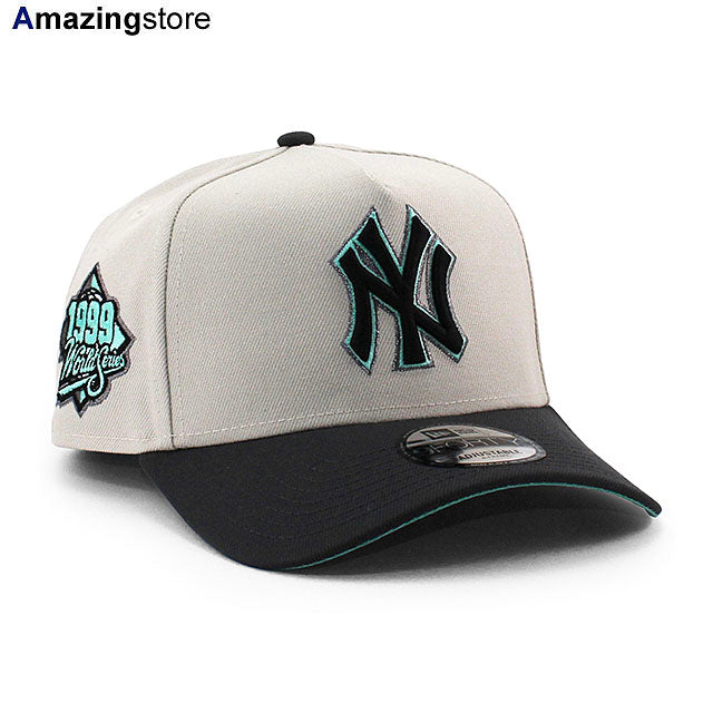 ニューエラ キャップ 9FORTY ニューヨーク ヤンキース MLB 1999 WORLD SERIES MINT BOTTOM A-FRAME SNAPBACK CAP STONE