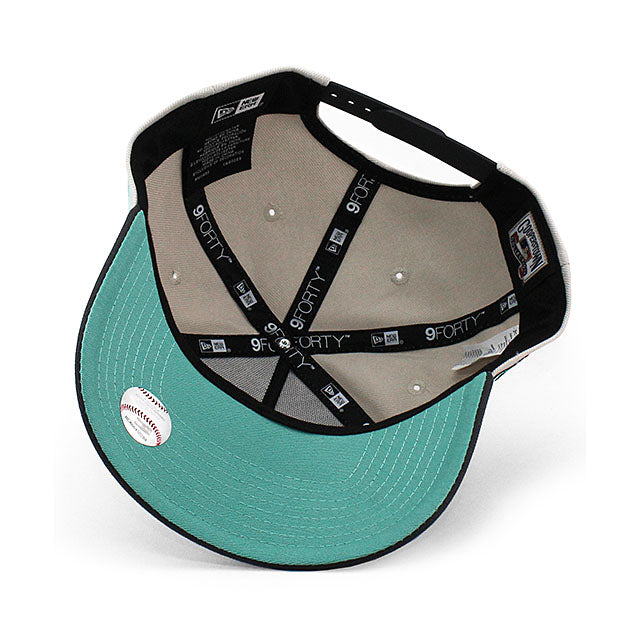 ニューエラ キャップ 9FORTY ニューヨーク ヤンキース MLB 1999 WORLD SERIES MINT BOTTOM A-FRAME SNAPBACK CAP STONE