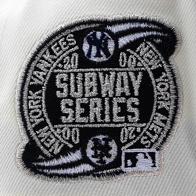 ニューエラ キャップ 9FORTY ニューヨーク ヤンキース MLB 2000 WORLD SERIES GREY BOTTOM A-FRAME SNAPBACK CAP CREAM