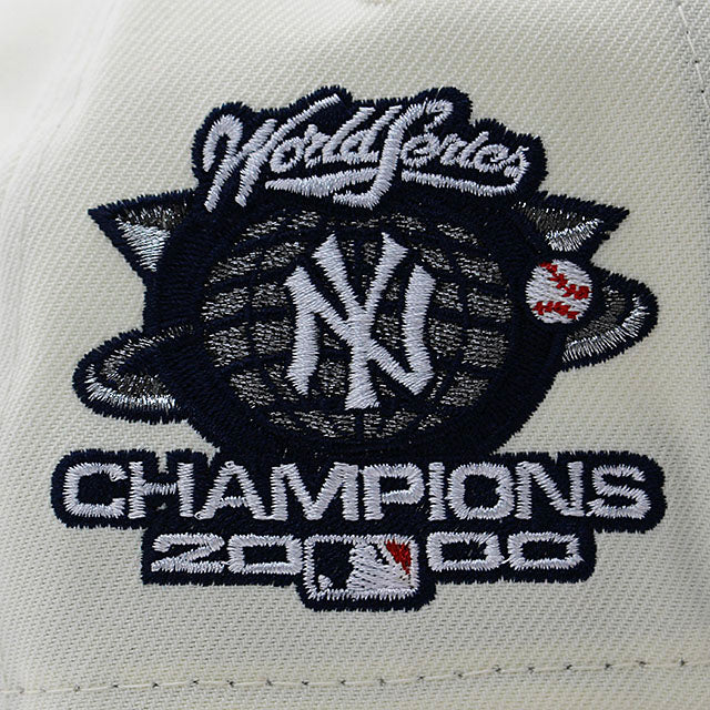 ニューエラ キャップ 9FORTY ニューヨーク ヤンキース MLB 2000 WORLD SERIES SUBWAY SERIES CHAMPIONS GREY BOTTOM A-FRAME SNAPBACK CAP CREAM