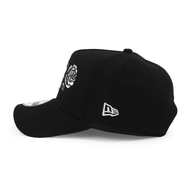 ニューエラ キャップ 9FORTY ニューヨーク ヤンキース MLB ROSE 2000 WORLD SERIES SUBWAY SERIES GREY BOTTOM A-FRAME SNAPBACK CAP BLACK