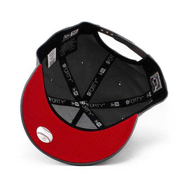 ニューエラ キャップ 9FORTY シカゴ ホワイトソックス MLB 2003 ALL STAR RED BOTTOM A-FRAME SNAPBACK CAP GRAY
