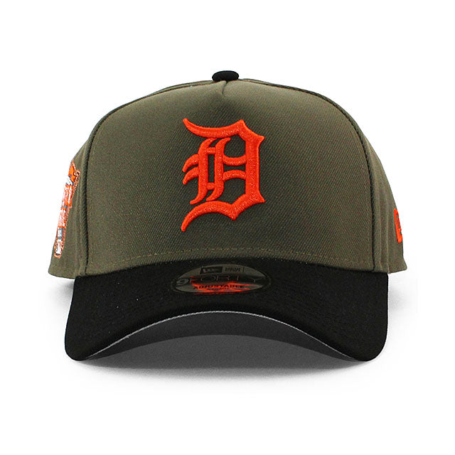 ニューエラ キャップ 9FORTY デトロイト タイガース MLB 2005 ALL STAR GAME GREY BOTTOM A-FRAME SNAPBACK CAP OLIVE