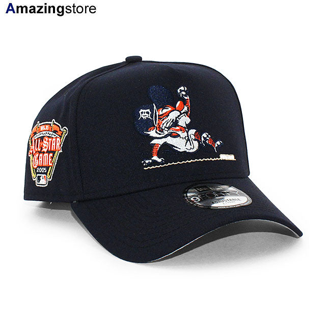 ニューエラ キャップ 9FORTY デトロイト タイガース MLB 2005 ALL STAR GAME GREY BOTTOM A-FRAME SNAPBACK CAP NAVY