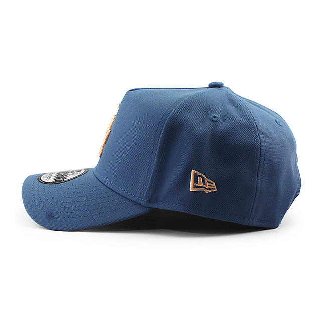 ニューエラ キャップ 9FORTY スナップバック ドジャース MLB 2024 WORLD SERIES PEACH BOTTOM A-FRAME SNAPBACK CAP F BLUE