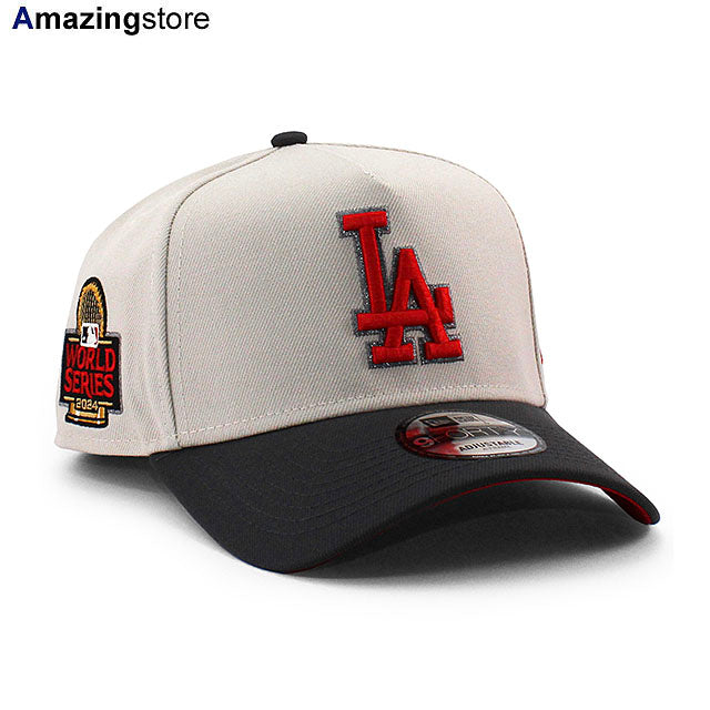 ニューエラ キャップ 9FORTY ロサンゼルス ドジャース MLB 2024 WORLD SERIES RED BOTTOM A-FRAME SNAPBACK CAP STONE