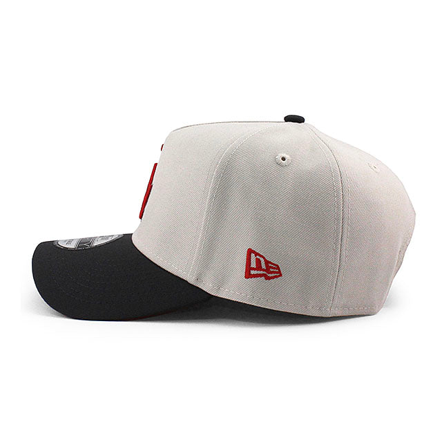 ニューエラ キャップ 9FORTY ロサンゼルス ドジャース MLB 2024 WORLD SERIES RED BOTTOM A-FRAME SNAPBACK CAP STONE