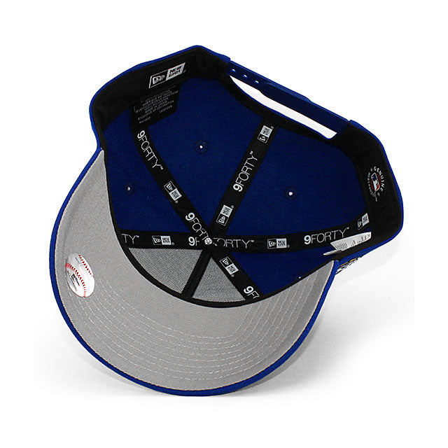 ニューエラ キャップ 9FORTY ロサンゼルス ドジャース MLB 2024 WORLD SERIES RED BOTTOM A-FRAME SNAPBACK CAP BLUE