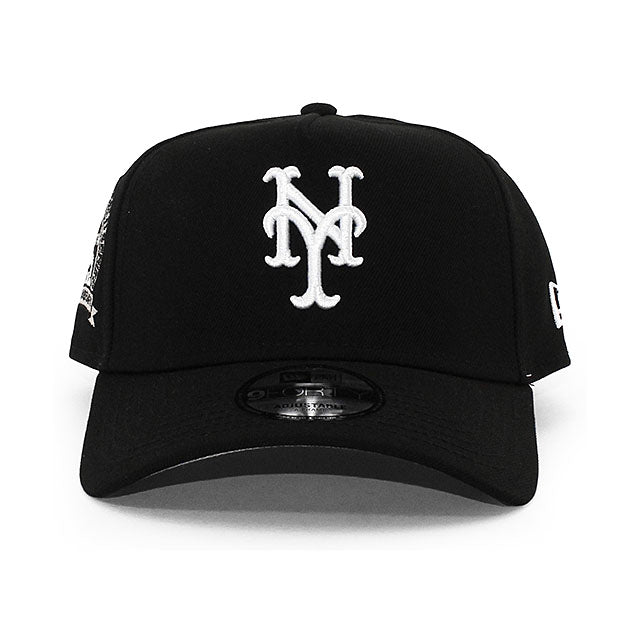 ニューエラ キャップ 9FORTY ニューヨーク メッツ MLB 2000 WORLD SERIES SUBWAY SERIES 25TH GREY BOTTOM A-FRAME SNAPBACK CAP BLACK