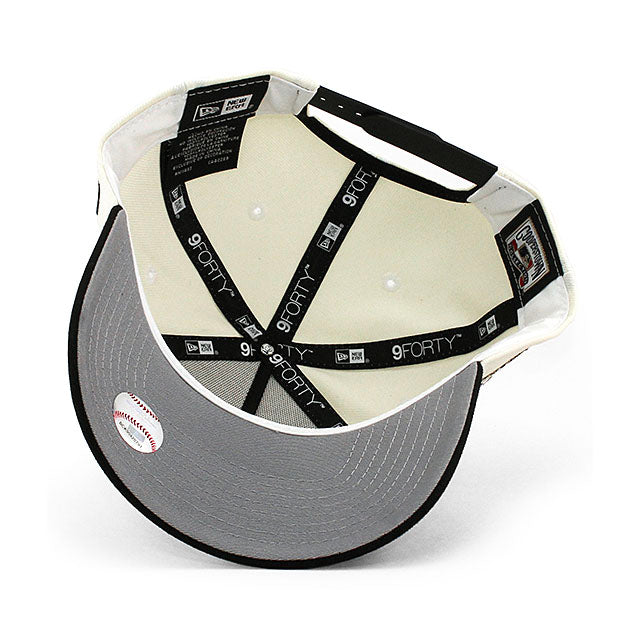 ニューエラ キャップ 9FORTY トロント ブルージェイズ MLB 30TH GREY BOTTOM A-FRAME SNAPBACK CAP CREAM