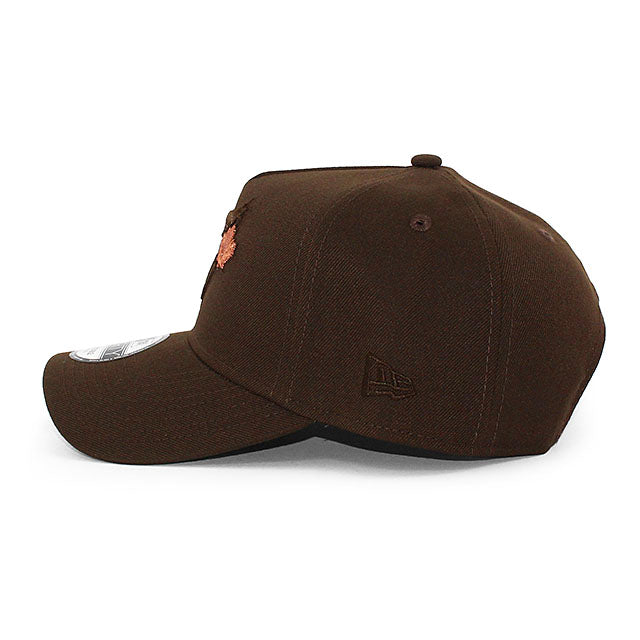 ニューエラ キャップ 9FORTY トロント ブルージェイズ MLB 40TH SEASON GREEN BOTTOM A-FRAME SNAPBACK CAP BROWN