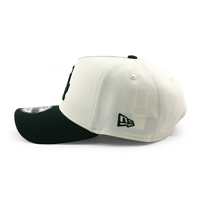 ニューエラ キャップ 9FORTY ロサンゼルス ドジャース MLB 40TH GREY BOTTOM A-FRAME SNAPBACK CAP CREAM