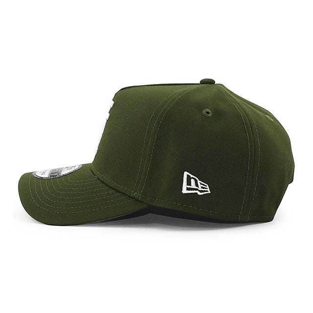 ニューエラ キャップ 9FORTY ロサンゼルス ドジャース MLB UPSIDE DOWN 40TH GREY BOTTOM A-FRAME SNAPBACK CAP GREEN