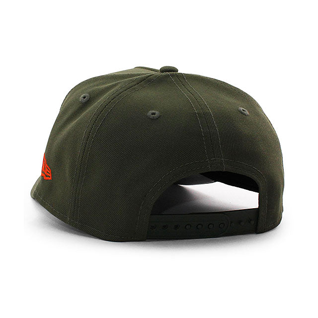 ニューエラ キャップ 9FORTY ロサンゼルス ドジャース MLB 40TH GREY BOTTOM A-FRAME SNAPBACK CAP OLIVE
