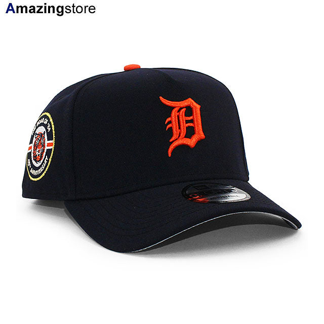 ニューエラ キャップ 9FORTY デトロイト タイガース MLB 40TH GREY BOTTOM A-FRAME SNAPBACK CAP NAVY