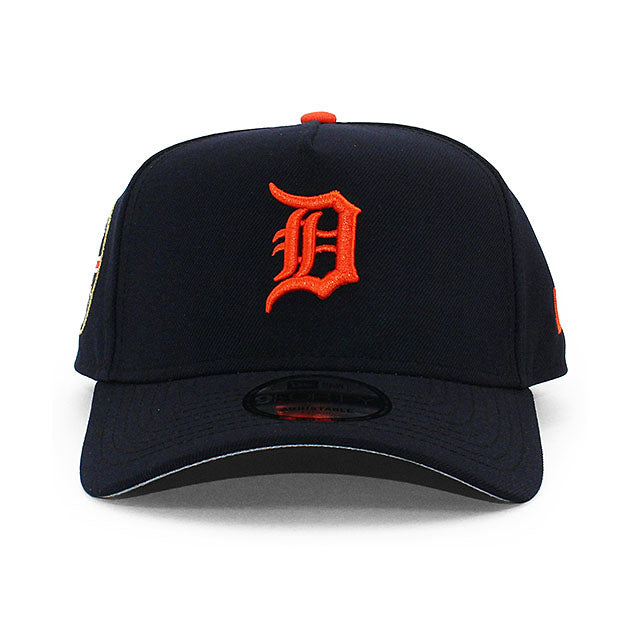 ニューエラ キャップ 9FORTY デトロイト タイガース MLB 40TH GREY BOTTOM A-FRAME SNAPBACK CAP NAVY