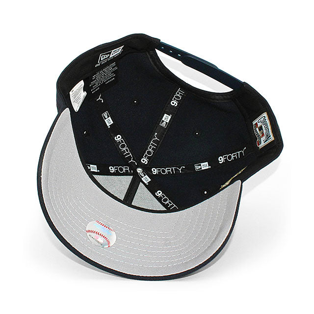 ニューエラ キャップ 9FORTY デトロイト タイガース MLB 40TH GREY BOTTOM A-FRAME SNAPBACK CAP NAVY