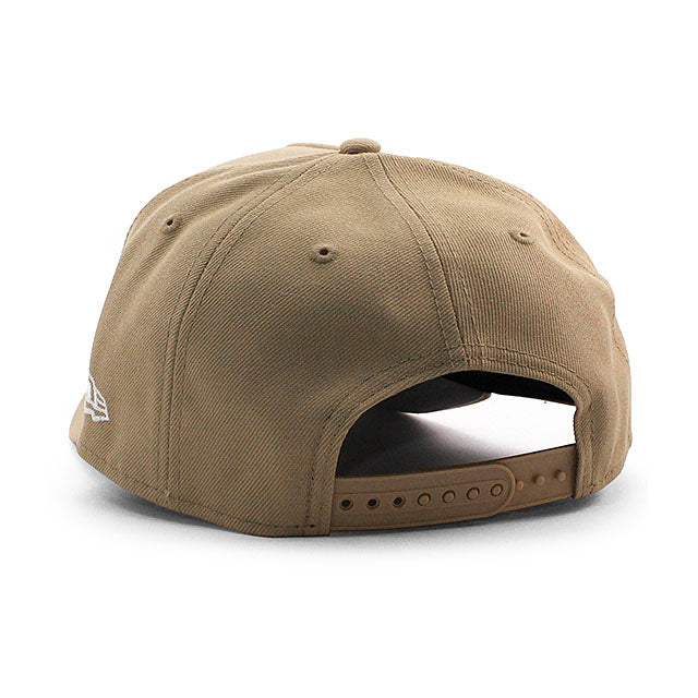 ニューエラ キャップ 9FORTY ロサンゼルス ドジャース MLB 60TH GREY BOTTOM A-FRAME SNAPBACK CAP CAMEL