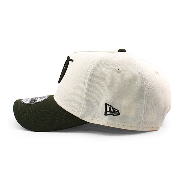 ニューエラ キャップ 9FORTY ロサンゼルス ドジャース MLB 60TH GREY BOTTOM A-FRAME SNAPBACK CAP CREAM