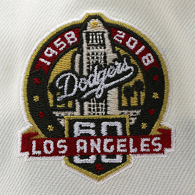 ニューエラ キャップ 9FORTY ロサンゼルス ドジャース MLB 60TH GREY BOTTOM A-FRAME SNAPBACK CAP CREAM