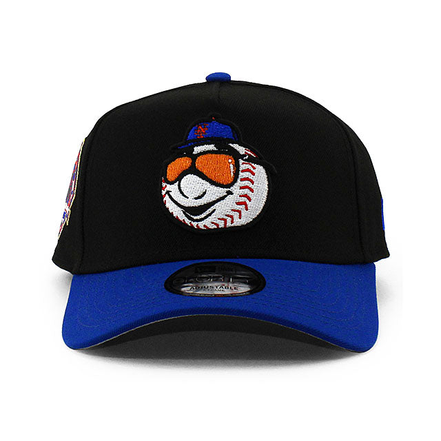 ニューエラ キャップ 9FORTY ニューヨーク メッツ MR MET MLB 60TH GREY BOTTOM A-FRAME SNAPBACK CAP BLACK