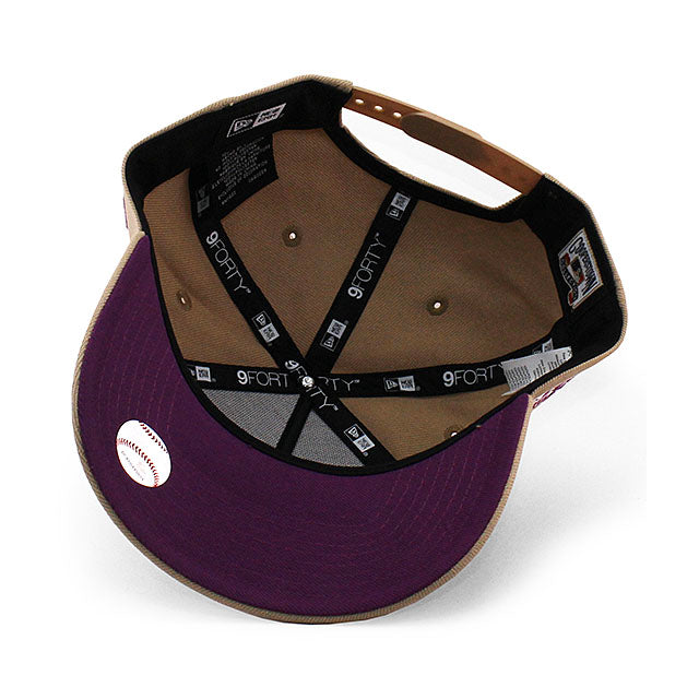 ニューエラ キャップ 9FORTY トロント ブルージェイズ MLB 1991 ALL STAR GAME PURPLE BOTTOM A-FRAME SNAPBACK CAP CAMEL