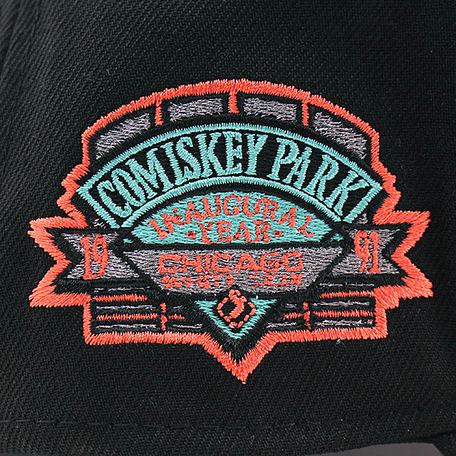 ニューエラ キャップ 9FORTY シカゴ ホワイトソックス MLB 1991 INAUGURAL YEAR LAVA RED BOTTOM A-FRAME SNAPBACK CAP BLACK