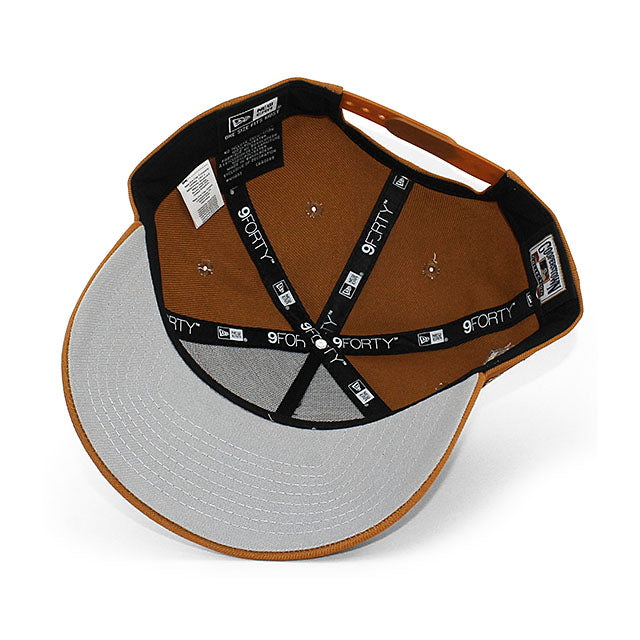 ニューエラ キャップ 9FORTY シカゴ ホワイトソックス MLB 95TH GREY BOTTOM A-FRAME SNAPBACK CAP BROWN