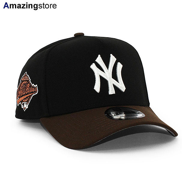 ニューエラ キャップ 9FORTY ニューヨーク ヤンキース MLB 1996 WORLD SERIES GREY BOTTOM A-FRAME SNAPBACK CAP BLACK