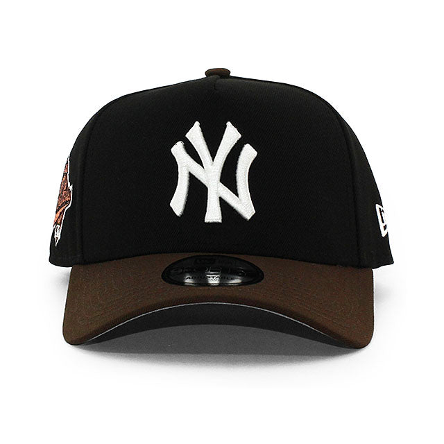 ニューエラ キャップ 9FORTY ニューヨーク ヤンキース MLB 1996 WORLD SERIES GREY BOTTOM A-FRAME SNAPBACK CAP BLACK